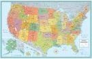 Rand McNally U.S.A Wall Map Maps & Plans