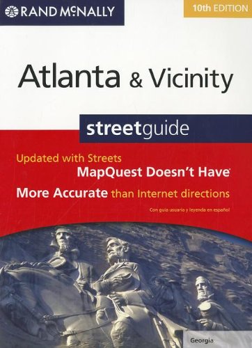 Rand Mcnally Atlanta, Georgia and Vicinity Streetguide book