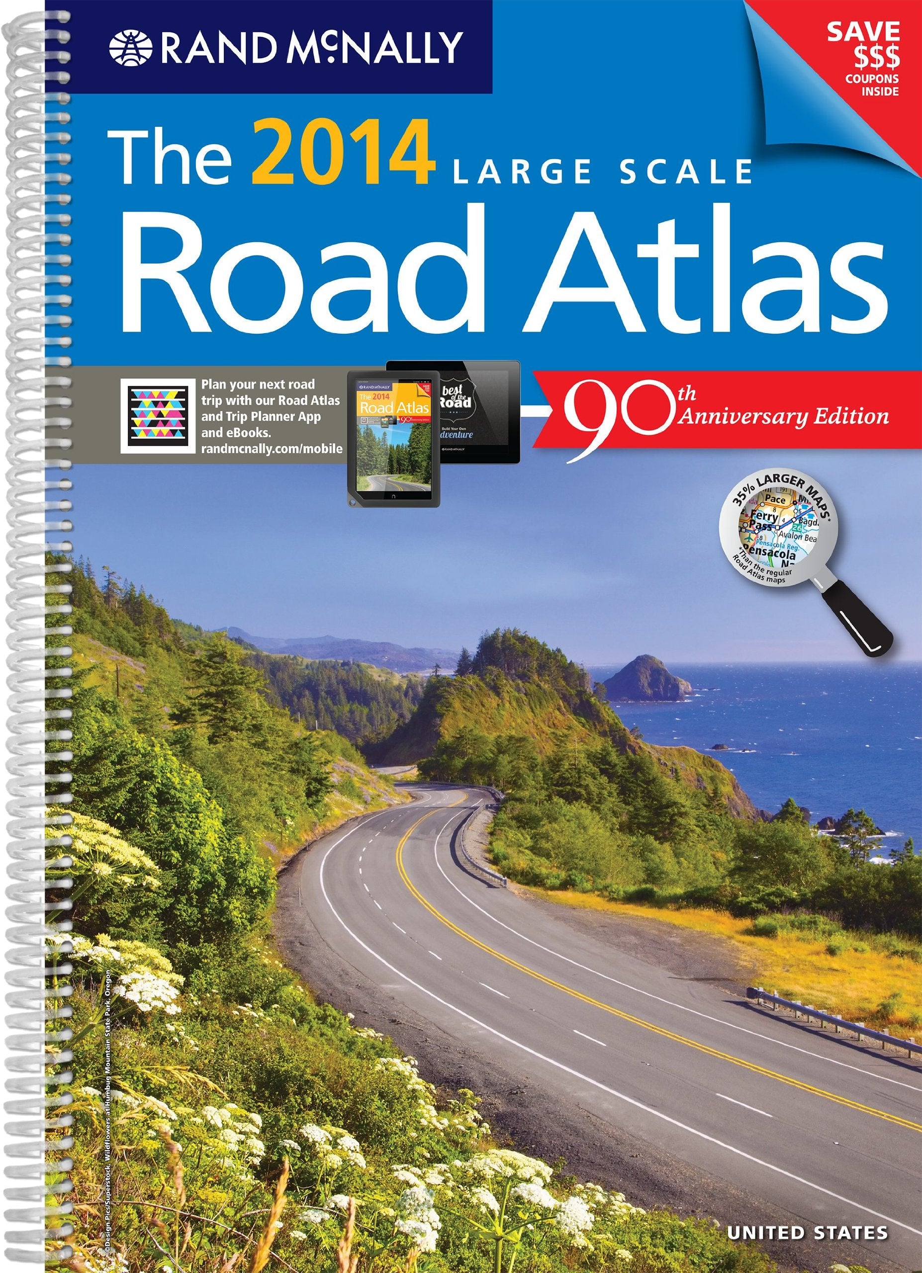 Rand McNally The Large Scale Road Atlas United States 2014 (Rand McNally Large Scale Road Atlas) Maps & Plans