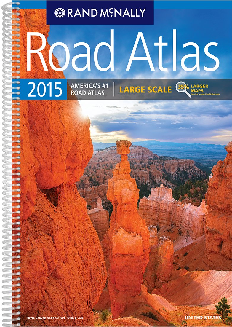 Rand McNally Large Scale Road Atlas United States 2015 Maps & Plans