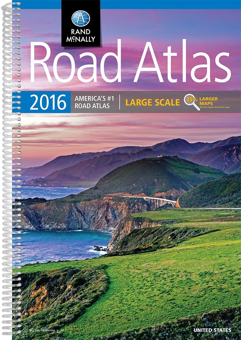 Rand McNally Large Scale Road Atlas United States 2016 (Rand McNally Road Atlas) Maps & Plans