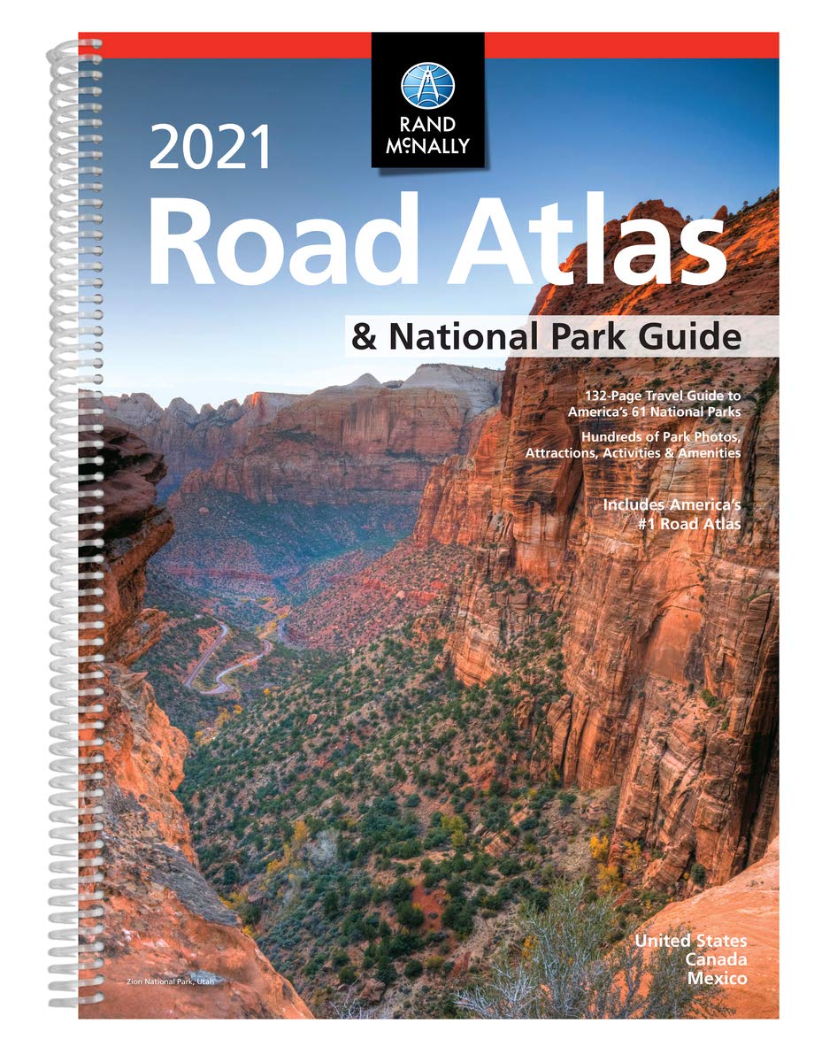 Rand McNally 2021 Road Atlas & National Park Guide book