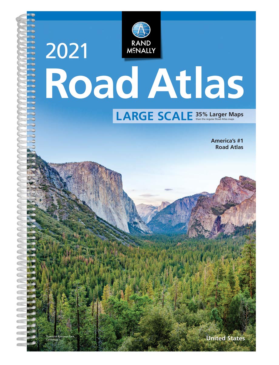 Rand McNally 2021 Large Scale Road Atlas book