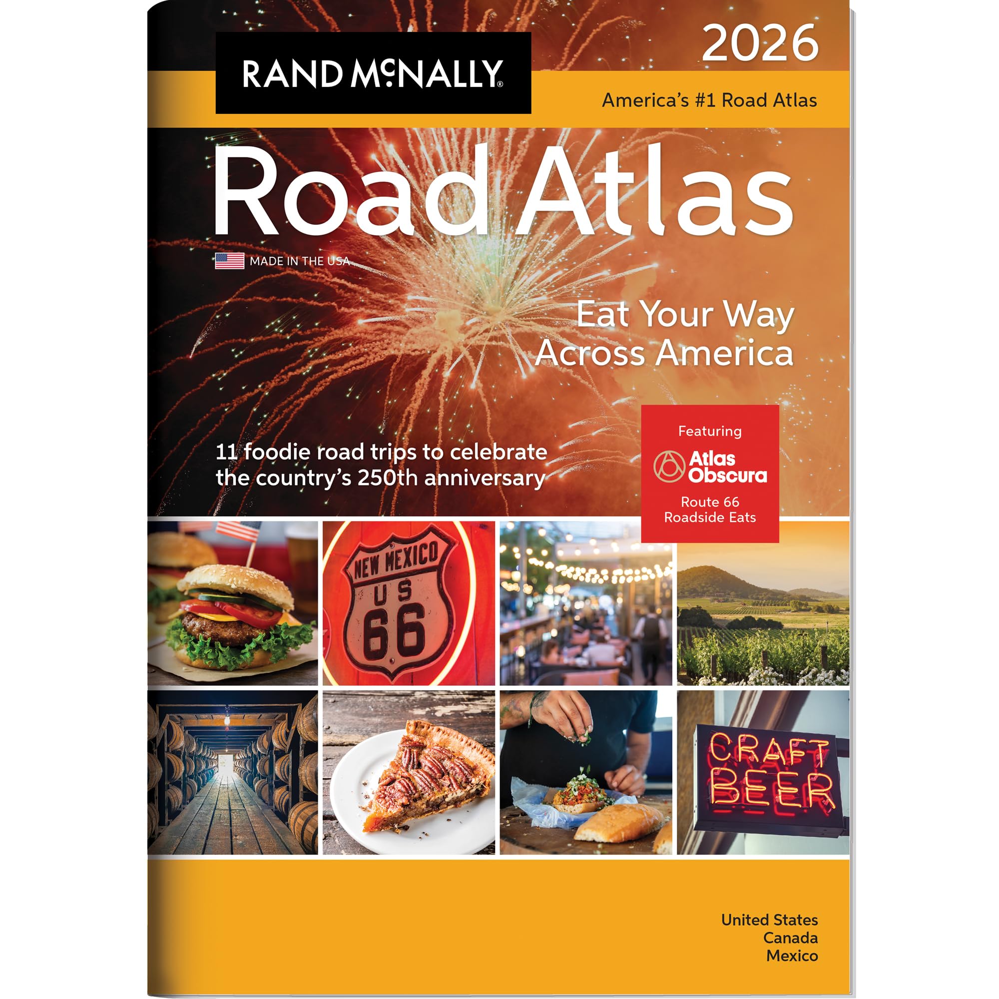 2026 Rand McNally Road Atlas Geology & Geography