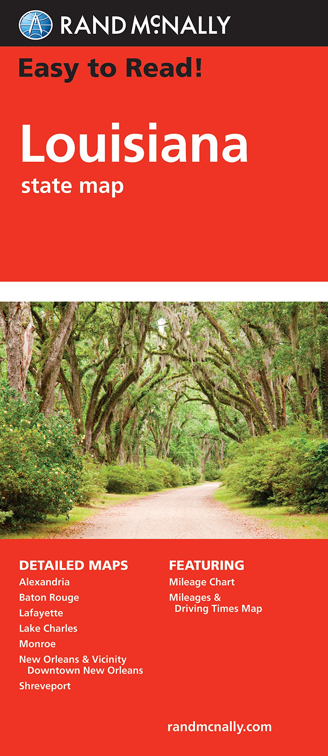 Rand McNally Easy to Read! Louisiana book