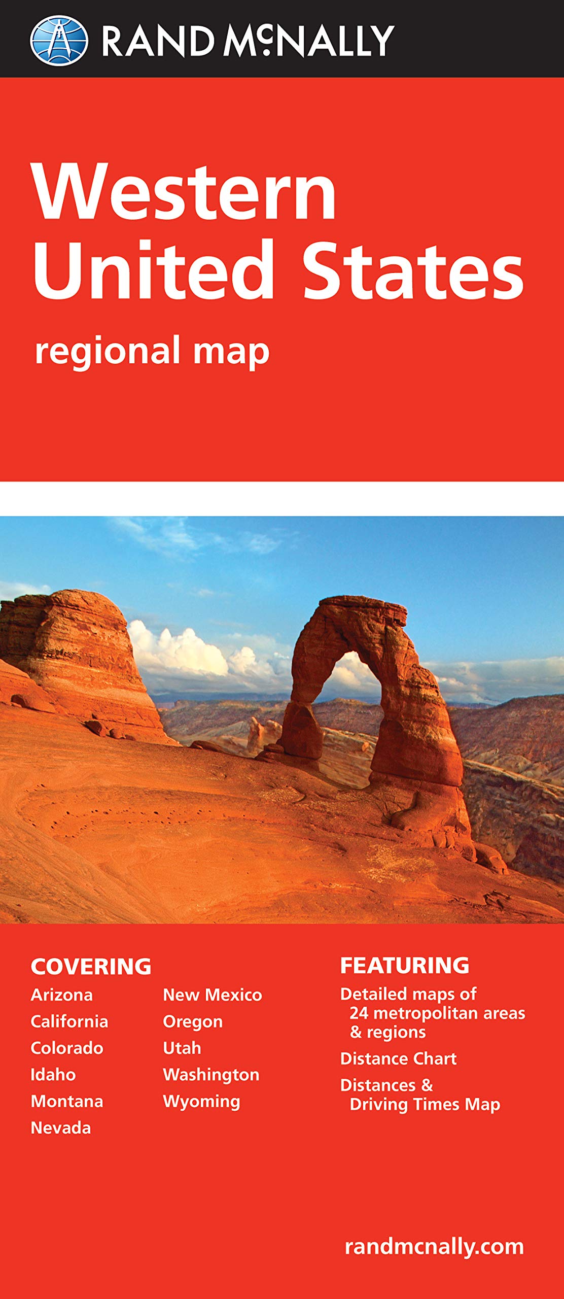 Rand McNally Western United States Regional Map Maps & Plans