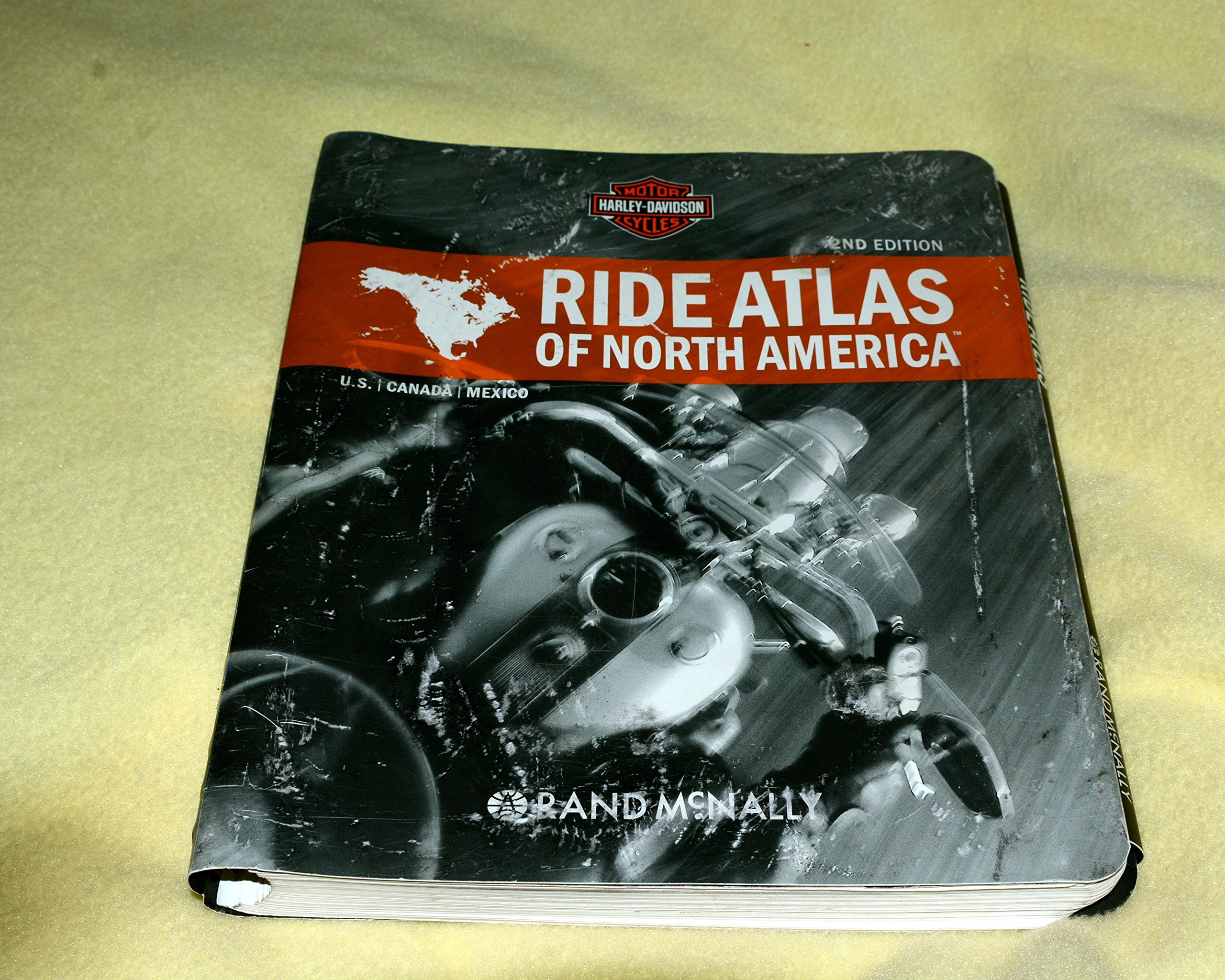 Ride Atlas of North America: U.s. / Canada / Mexico book