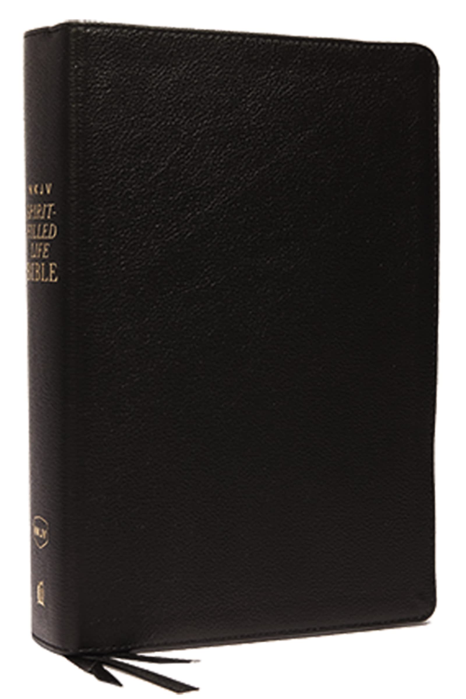 NKJV, Spirit-Filled Life Bible, Third Edition, Genuine Leather, Black, Red Letter Edition, Comfort Print, Comfort Print Religion & Esotericism