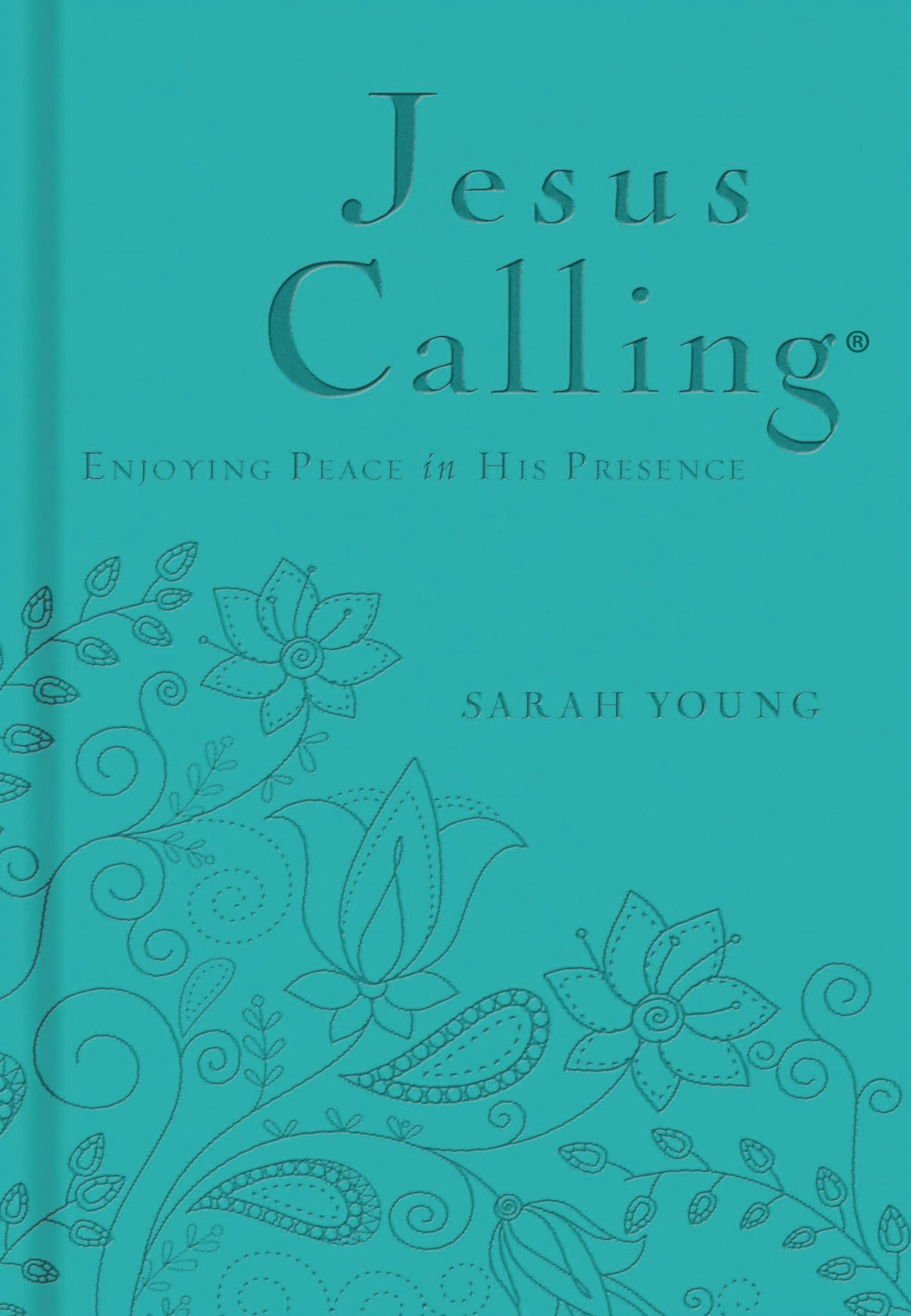 Jesus Calling, Teal Leathersoft, with Scripture References: Enjoying Peace in His Presence (A 365-Day Devotional) – The Perfect Christian Gifts for Women Film, Art & Culture