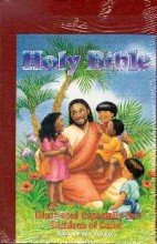 Bible King James Version Children of Color, Imitation Leather Burgundy Religion & Esotericism