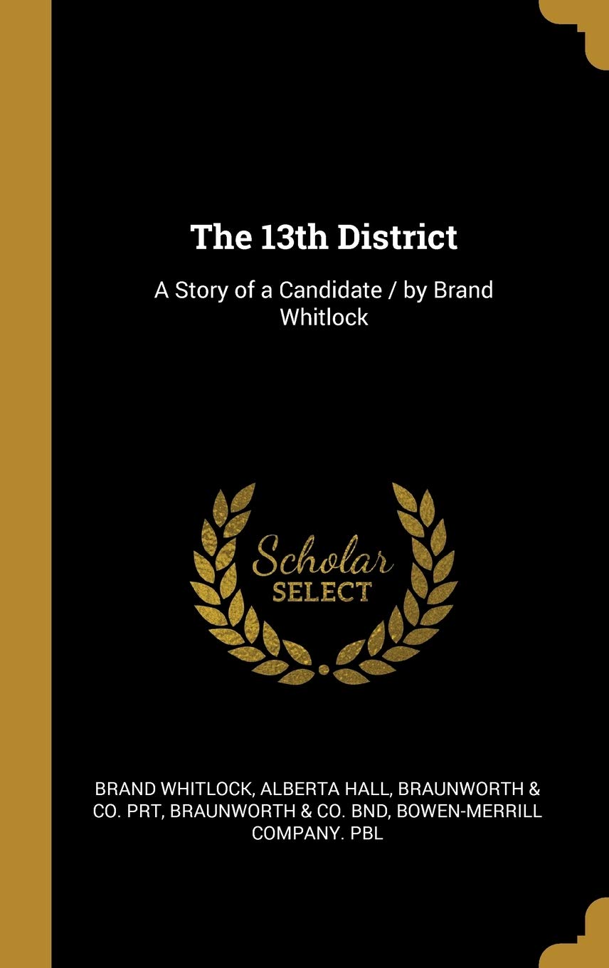 The 13th District: A Story of a Candidate / by Brand Whitlock Politics & History