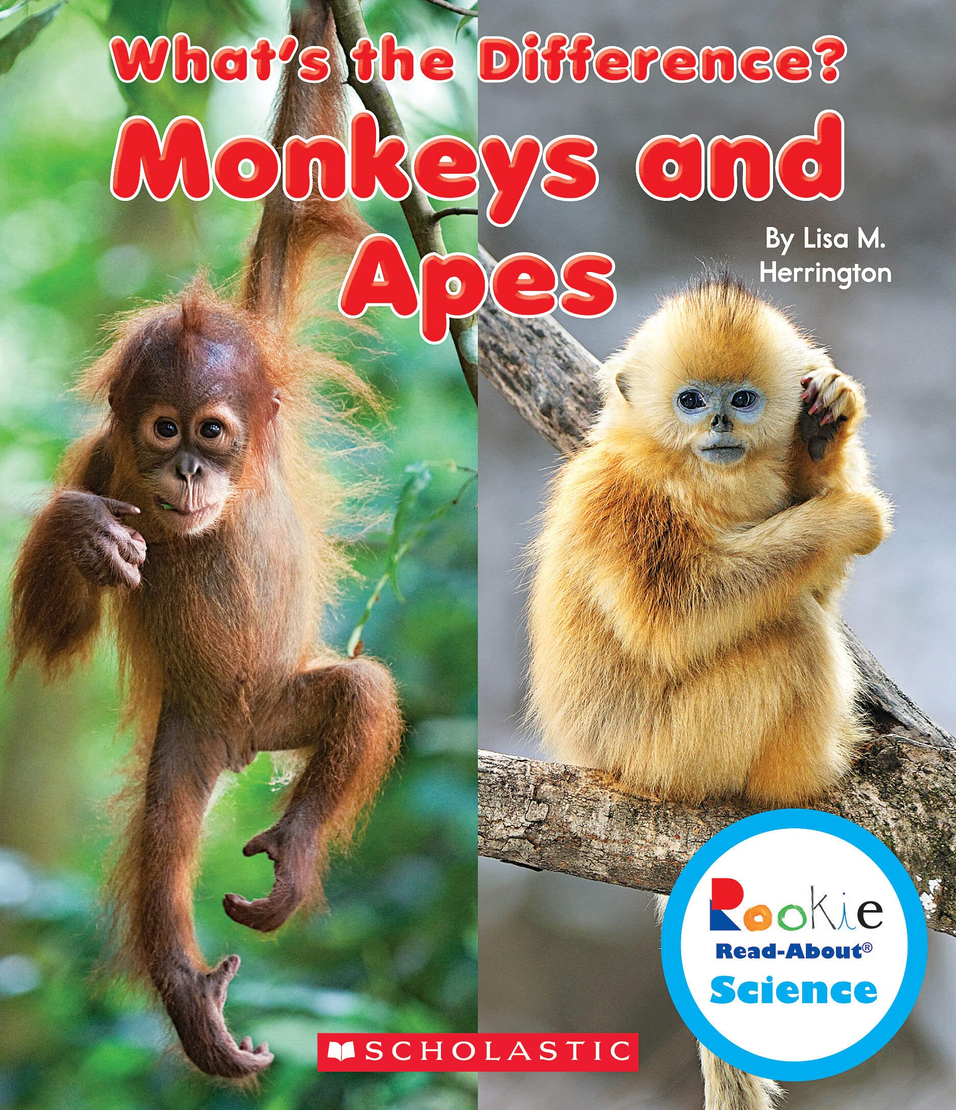 Monkeys and Apes (Rookie Read-About Science: What's the Difference?) Non-fiction