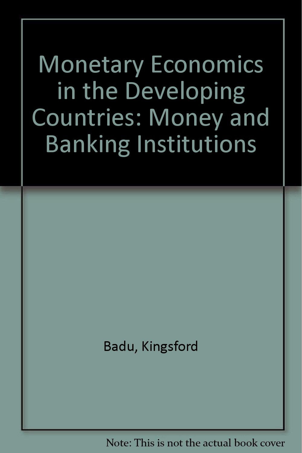 Product Image: Monetary Economics in the Developing Countries