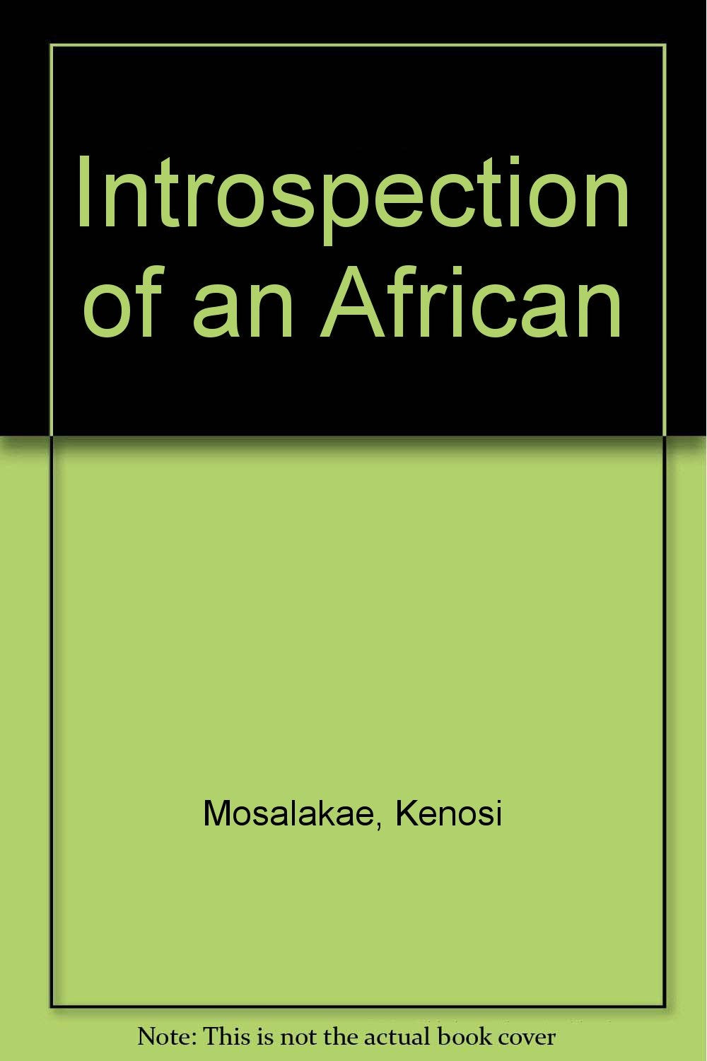 Introspection of an African Books