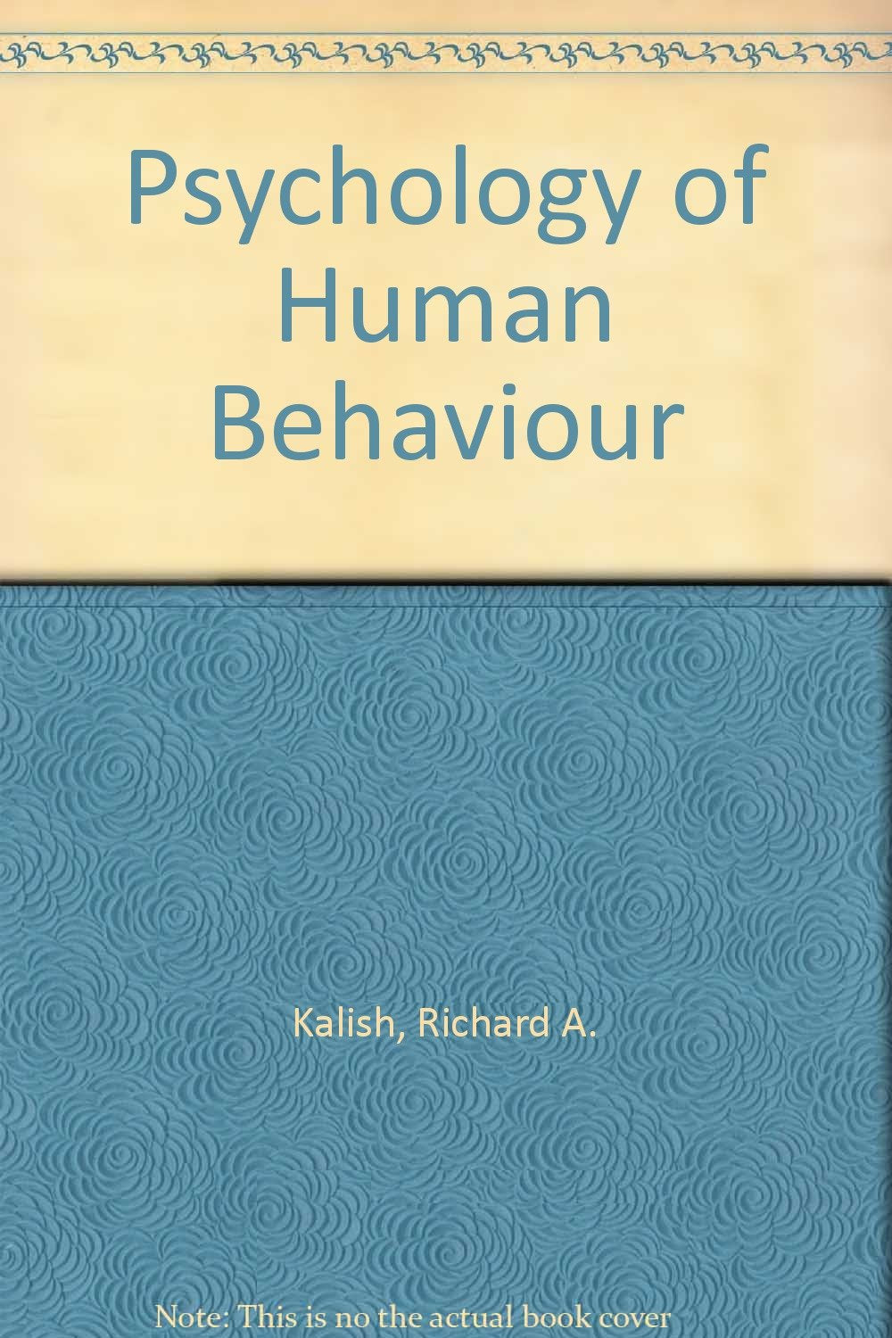 Psychology of Human Behaviour Psychology