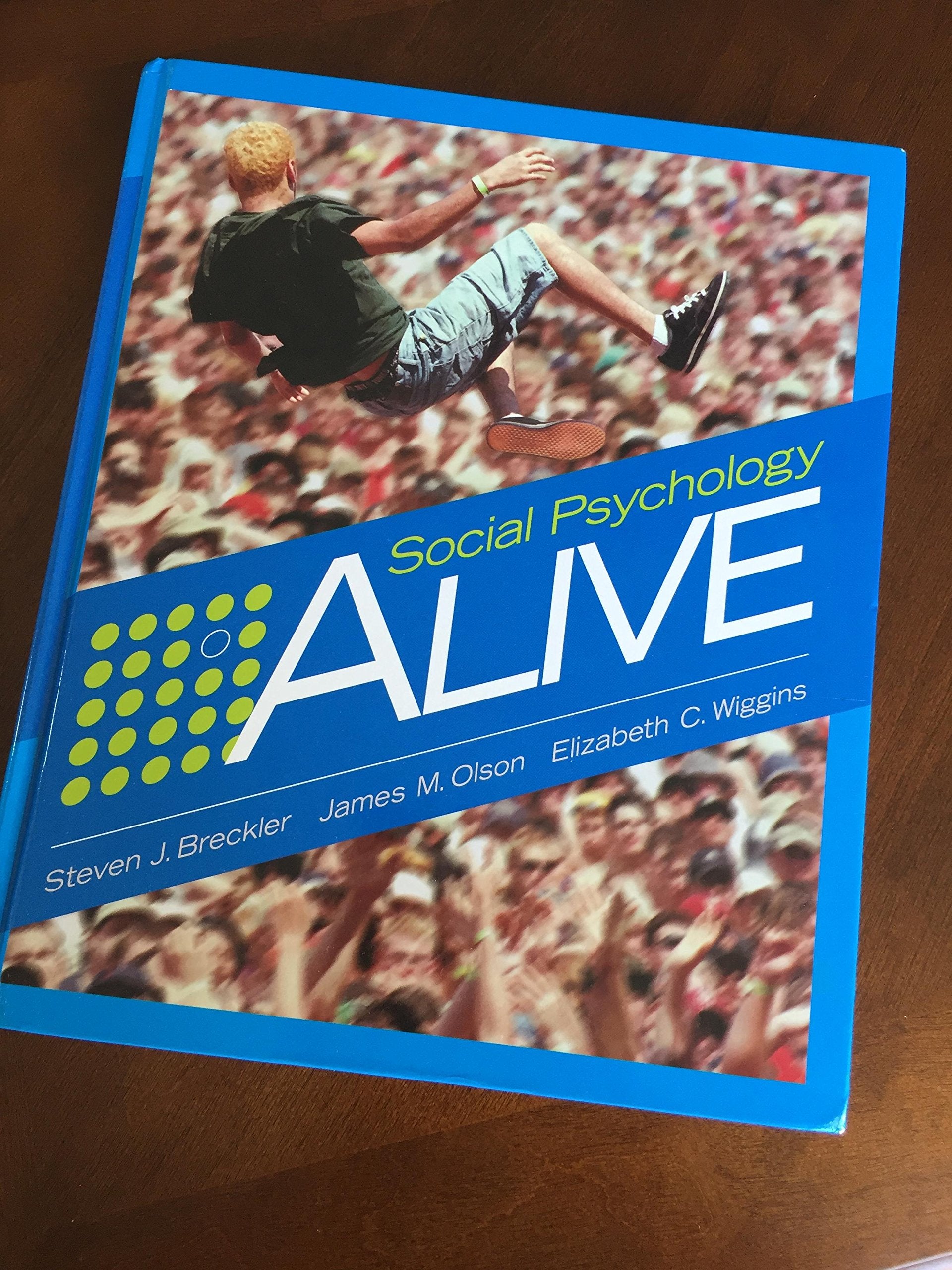 Social Psychology Alive, w. CD-ROM Social Sciences