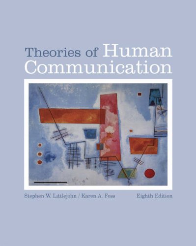 Theories Of Human Communication With Infotrac Learning & Reference