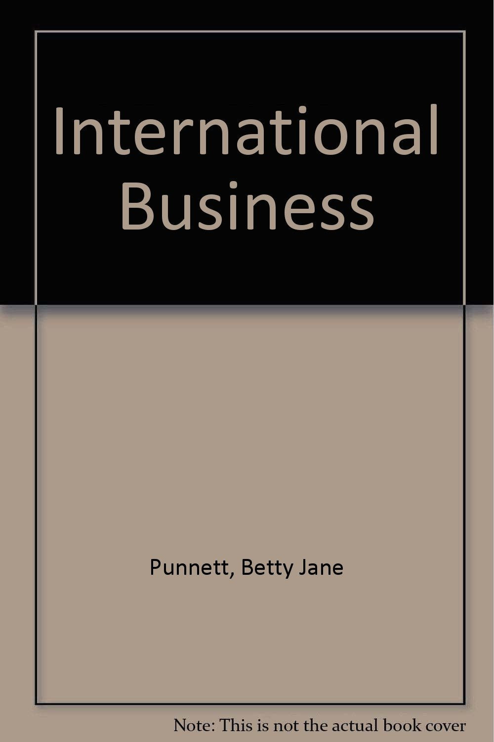 International Business Business, Finance & Career