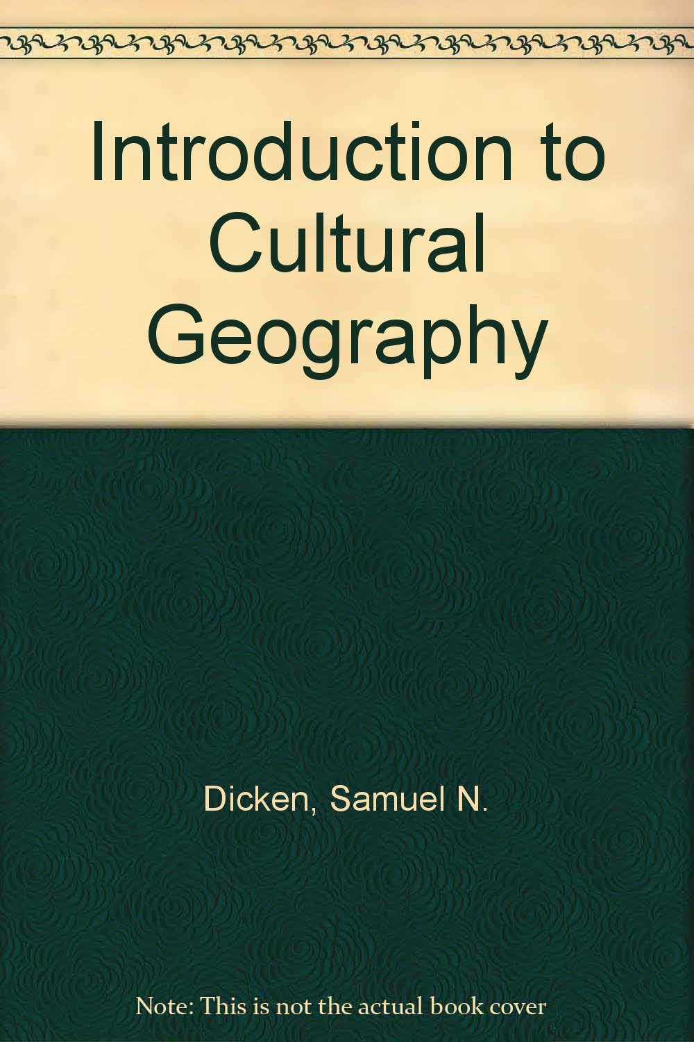 Product Image: Introduction to Cultural Geography