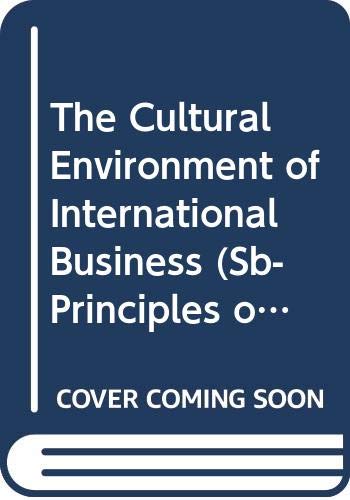The Cultural Environment of International Business Business, Finance & Career