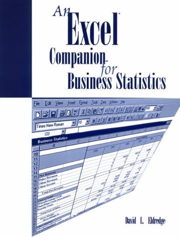 Product Image: An Excel Companion for Business Statistics