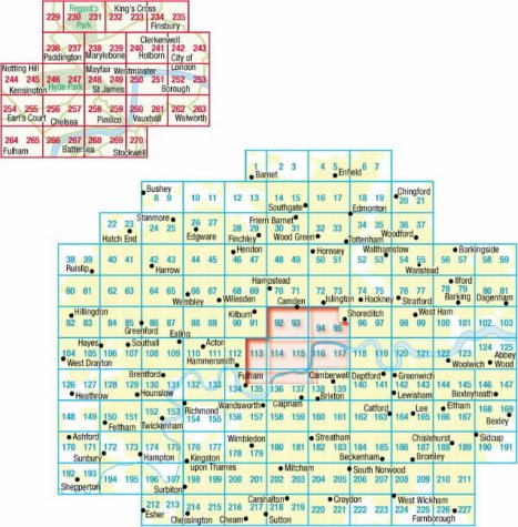 Ordnance Survey London Street Atlas Leisure, Home & Garden