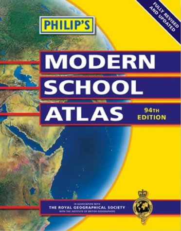 Philips Modern School Atlas 94th Edition Books