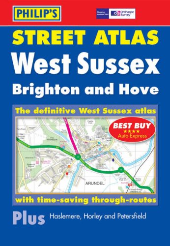 Philip's Street Atlas West Sussex: Pocket book