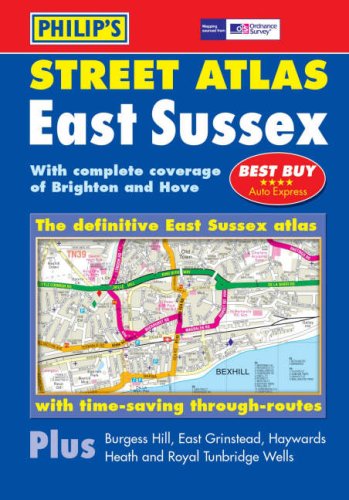 Philip's Street Atlas East Sussex: Pocket Leisure, Home & Garden