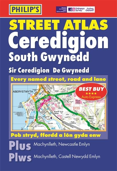 Philip's Street Atlas Ceredigion South Gwynedd: Pocket Leisure, Home & Garden