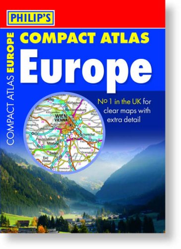 Philip's Compact Atlas Europe (Road Atlases) Leisure, Home & Garden