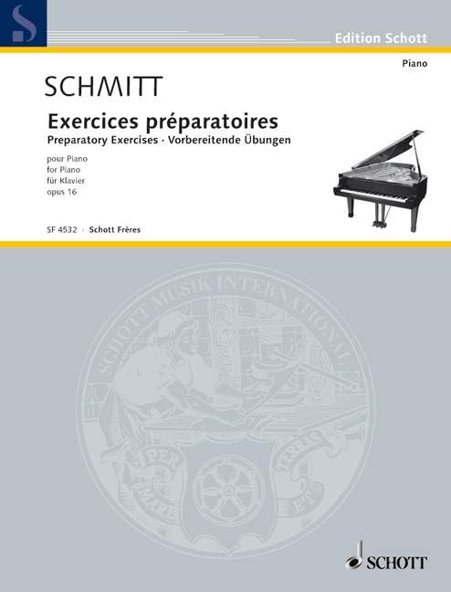 Exercices préparatoires Opus 16 --- Piano: op. 16. piano. Sheet Music