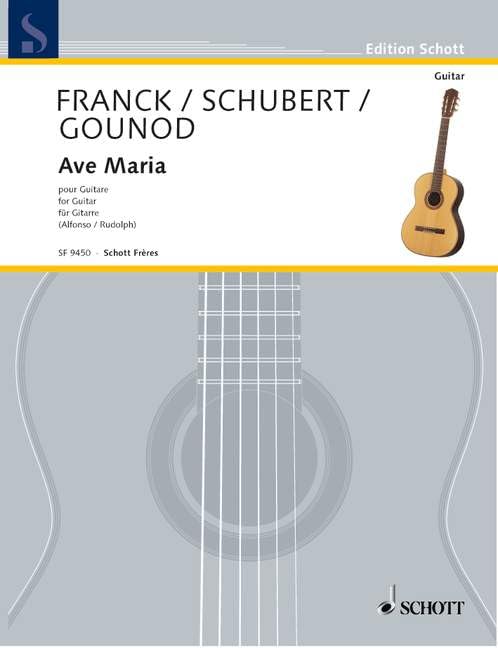 Ave Maria: 3 Transcriptions pour guitare. guitar. Sheet Music