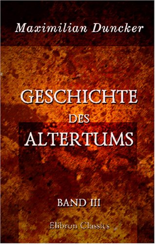 Geschichte des Altertums: Band III Philosophy