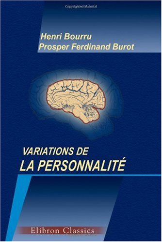 Variations de la personnalité book