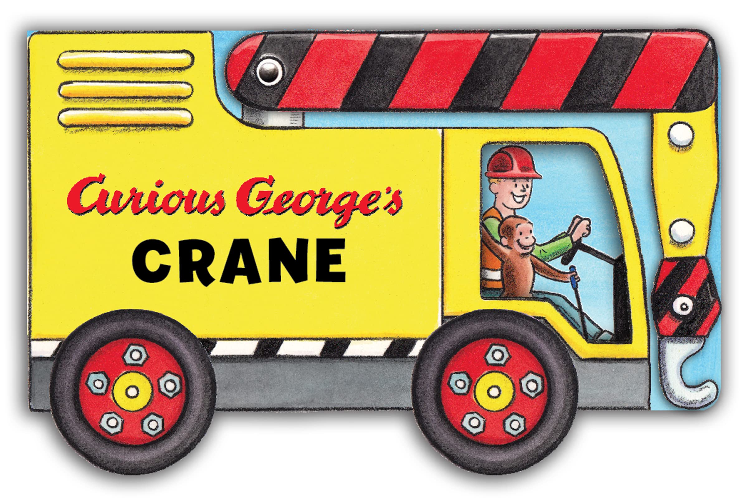 Curious George's Crane (mini movers shaped board books): A Delightful Board Book Experience Filled with Movable Parts Featuring Everyone's Favorite Curious Monkey Non-fiction