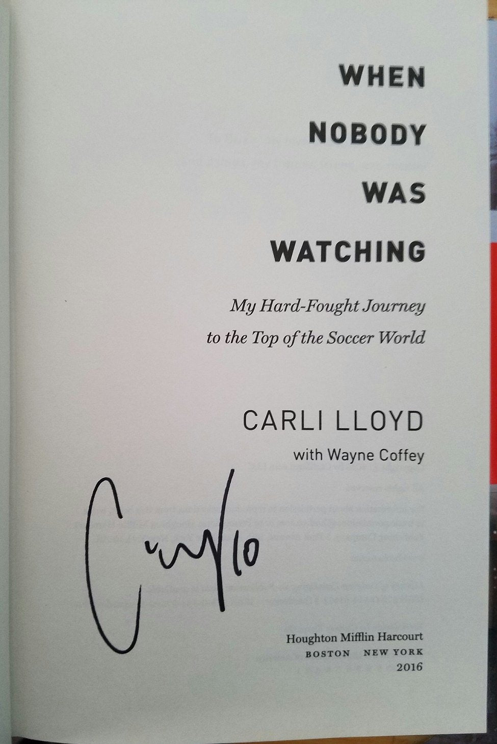 When Nobody Was Watching: My Hard-Fought Journey to the Top of the Soccer World Sports Books