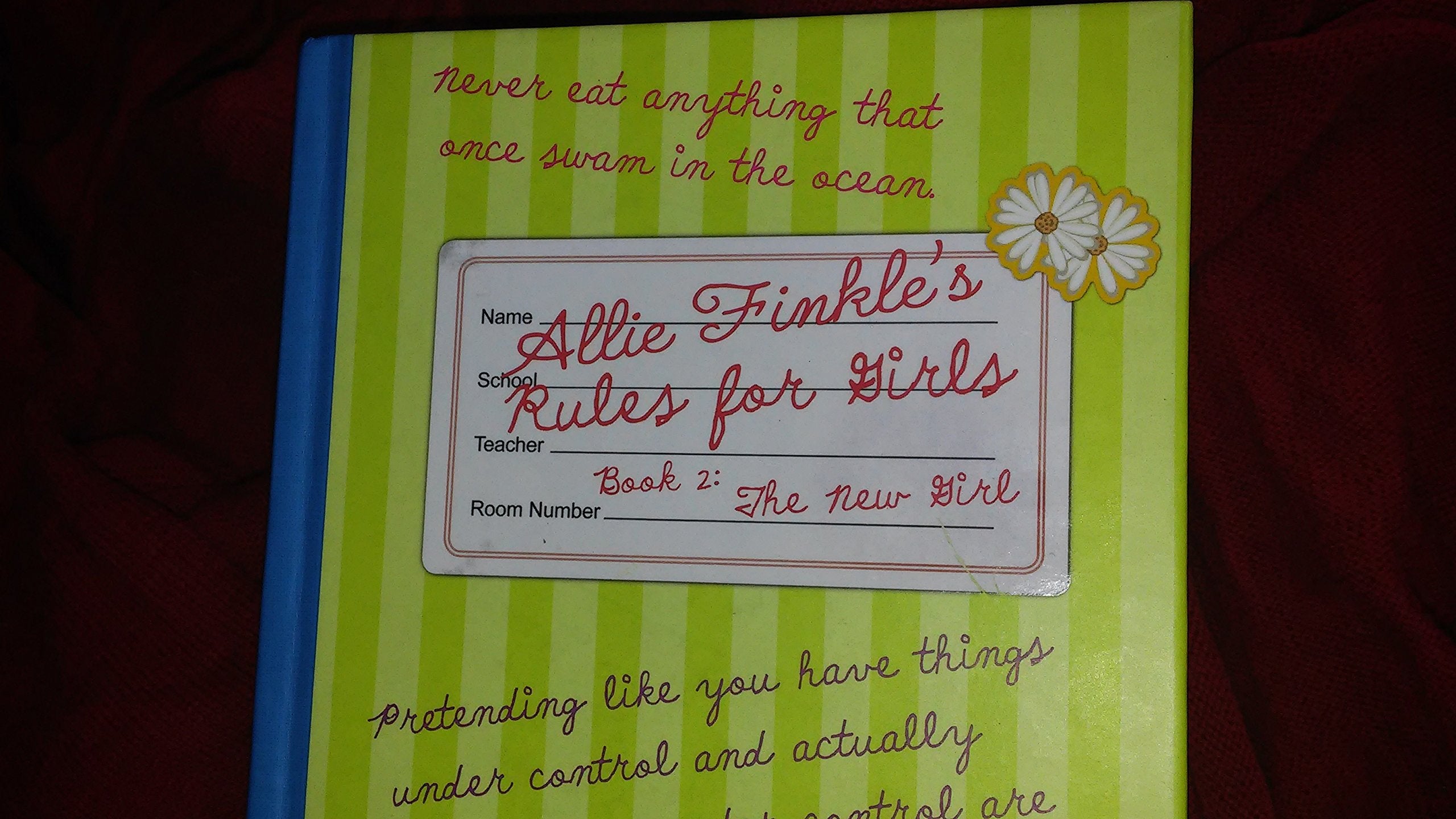 Allie Finkle's Rules for Girls Book 2: The New Girl book