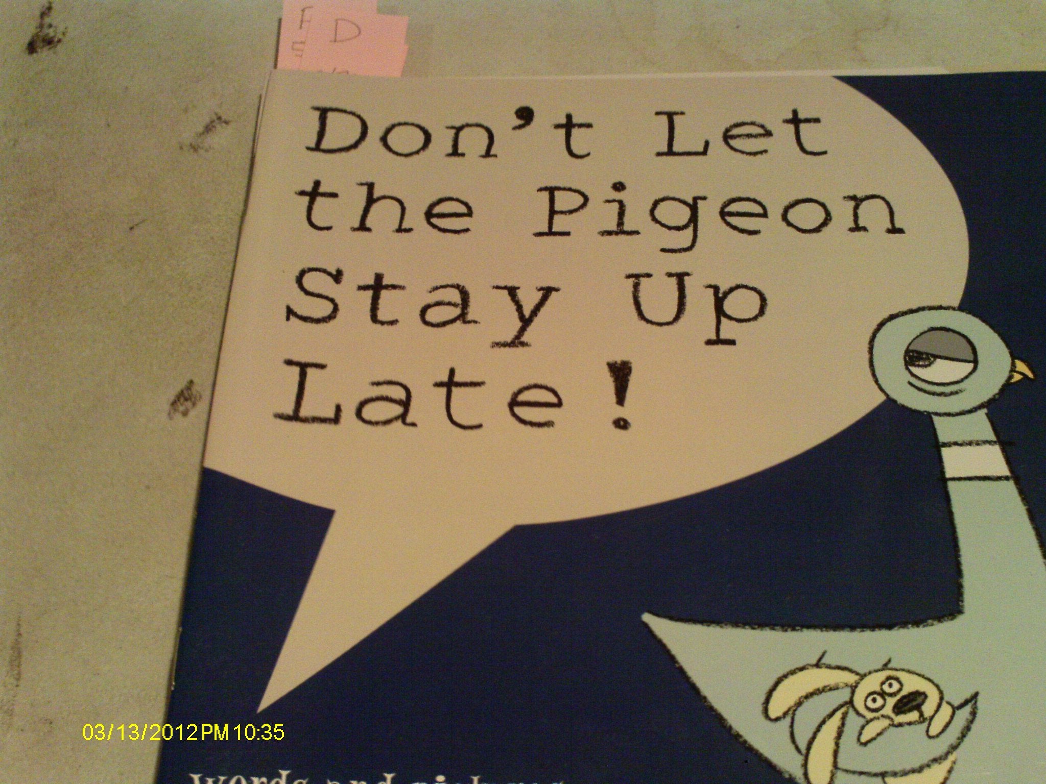 Product Image: Don't Let the Pigeon Stay Up Late!