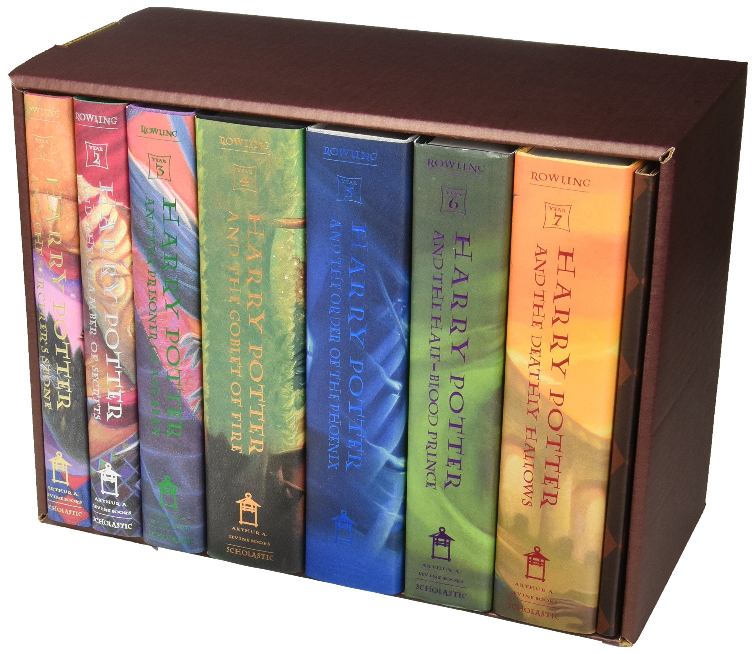 Harry Potter Hardcover Box Set (Books 1-7) by J. K. Rowling (1998) Hardcover book