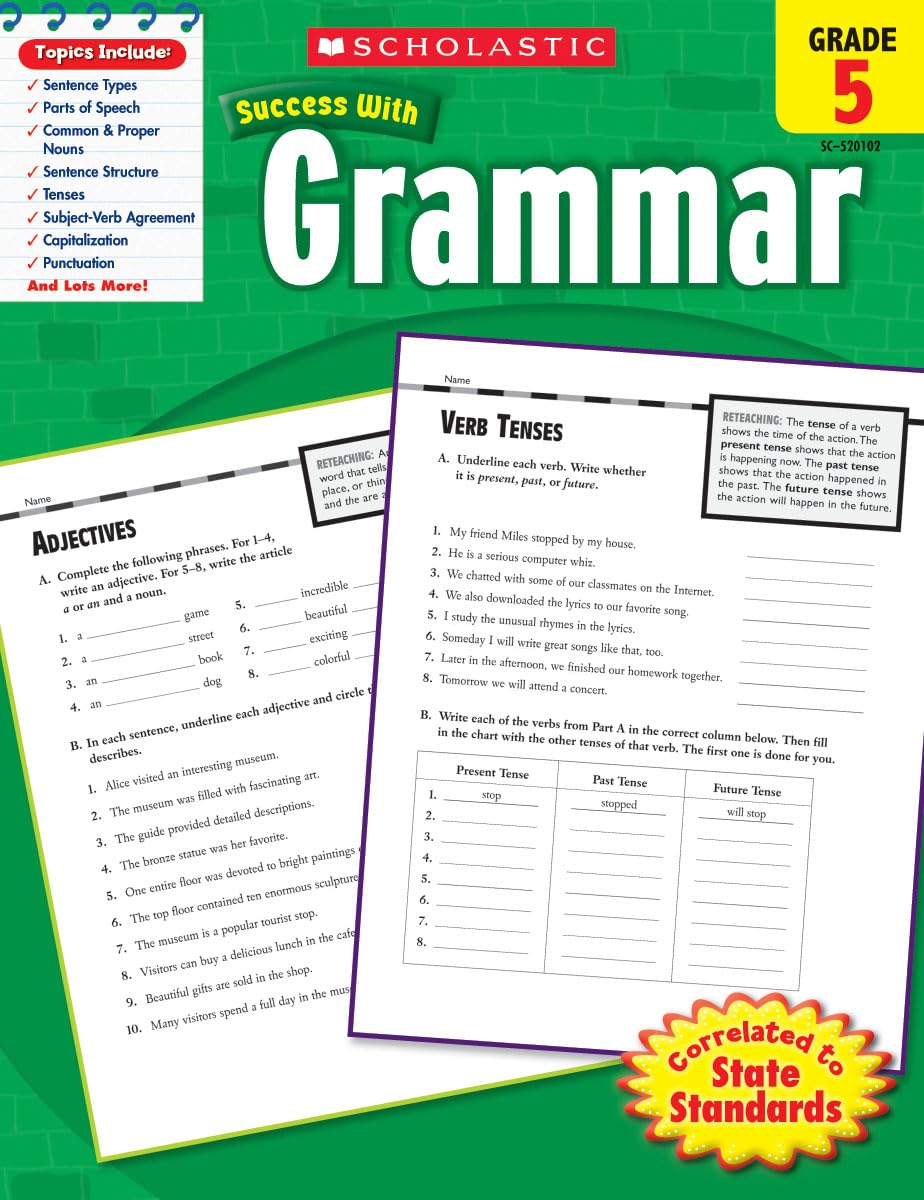 Product Image: Grammar, Grade 5 (Success With Grammar)