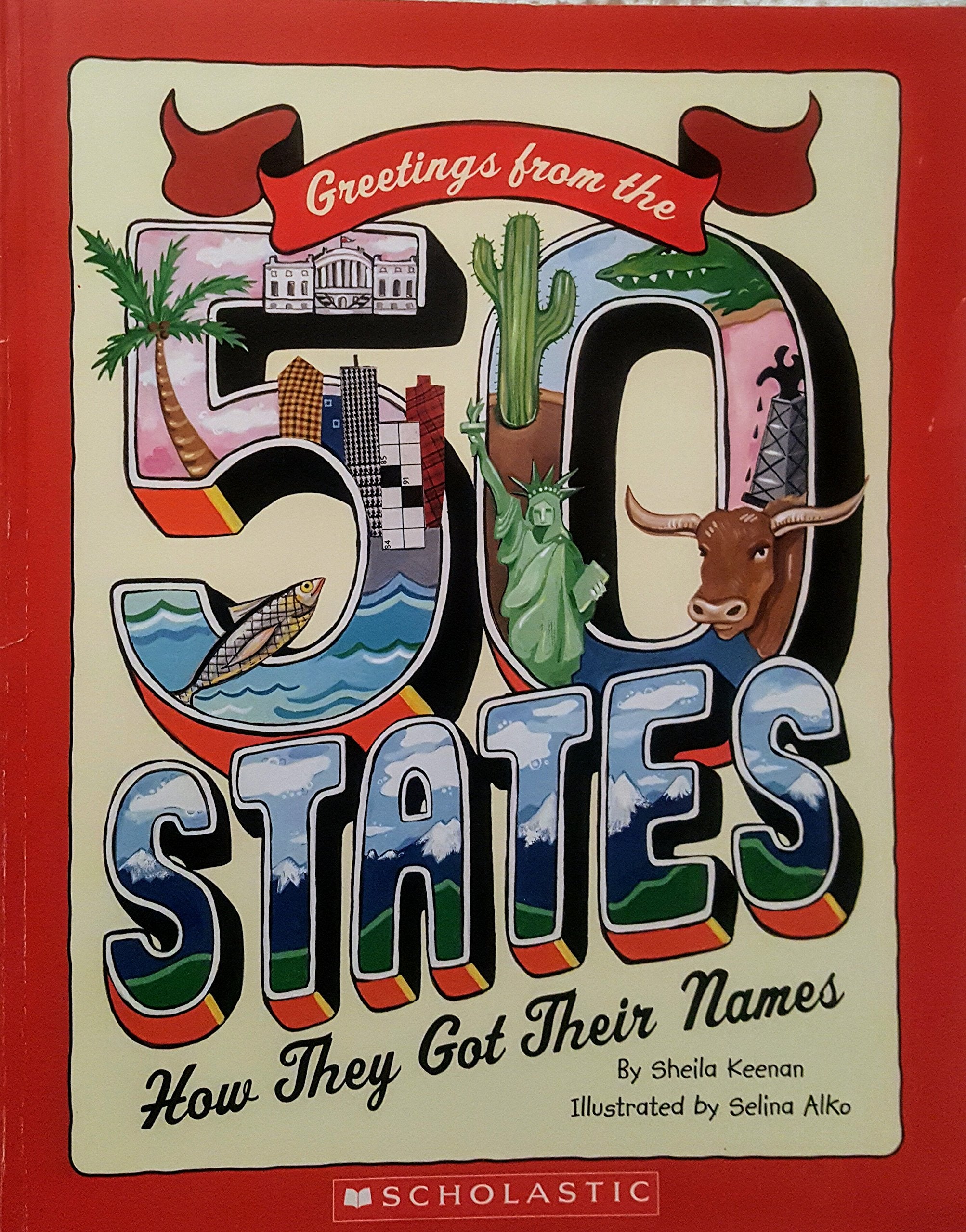 Greetings From the 50 States How They Got Their Names Books