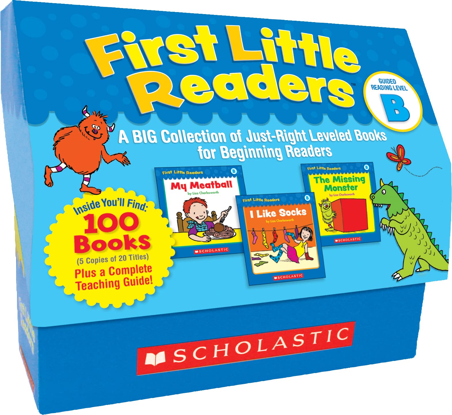 First Little Readers: Guided Reading Level B: A Big Collection of Just-Right Leveled Books for Beginning Readers Study Guides