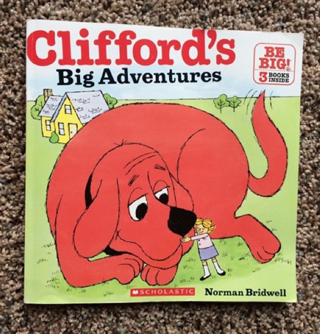 Clifford's Big Adventures; Clifford At the Circus; Clifford Goes to Dog School;clifford Visits the Hospital Books