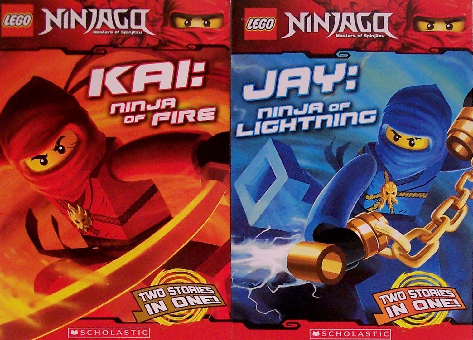 Kai, Ninja of Fire & Jay, Ninja of Lightning (Lego Ninjago Masters of Spinjitzu Chapter Books) book