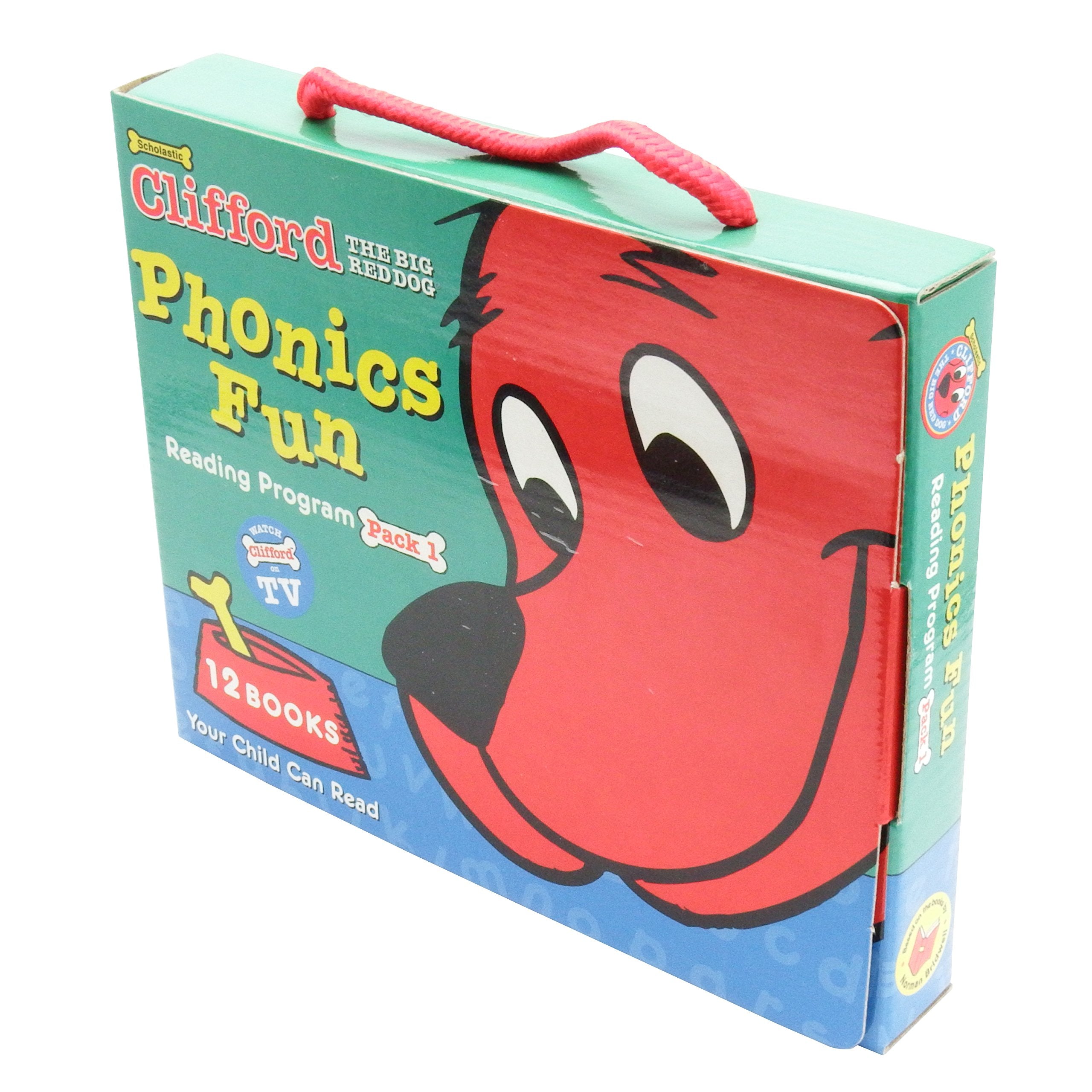Clifford's Phonics Fun Box Set #1 (w/CD) 大红狗自然拼读法系列套装1(含CD) ISBN9780545648950 cd