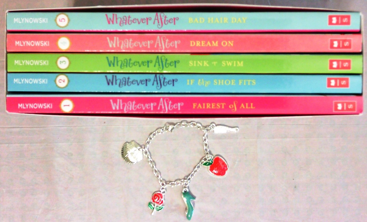 Whatever After 5 Book Set Pack: Whatever After #1: Fairest of All, Whatever After #2: If the Shoe Fits, Whatever After #3: Sink or Swim, Whatever After #4: Dream On, Whatever After #5: Bad Hair Day Books