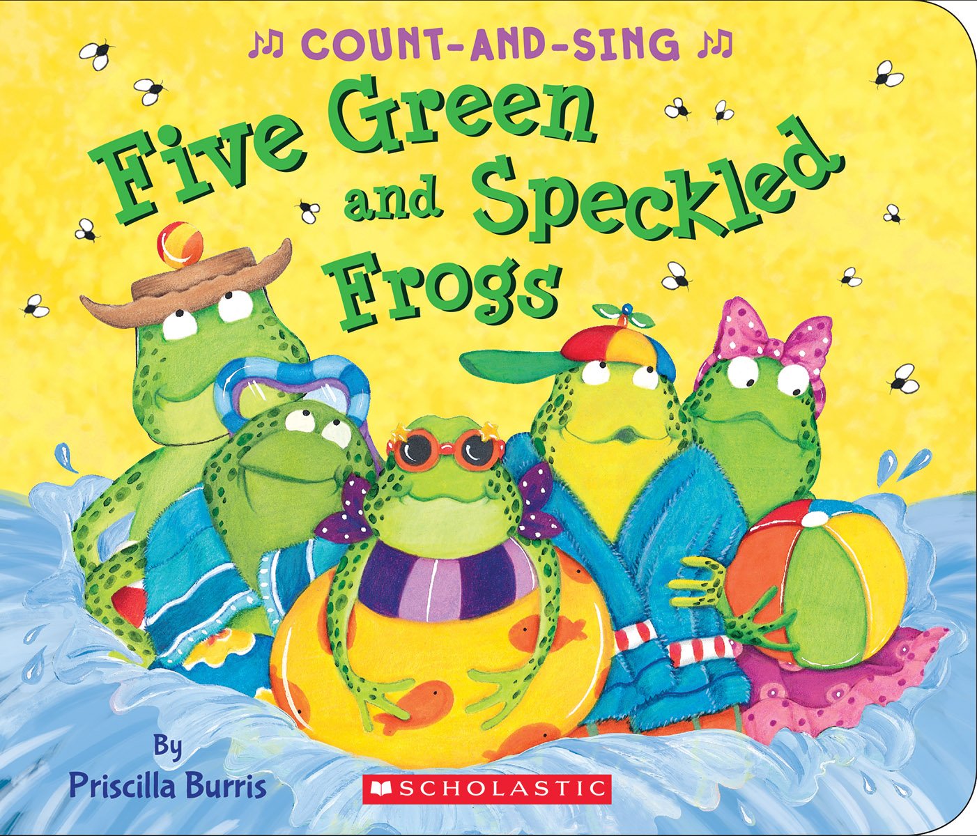 Five Green and Speckled Frogs: A Count-and-Sing Book book