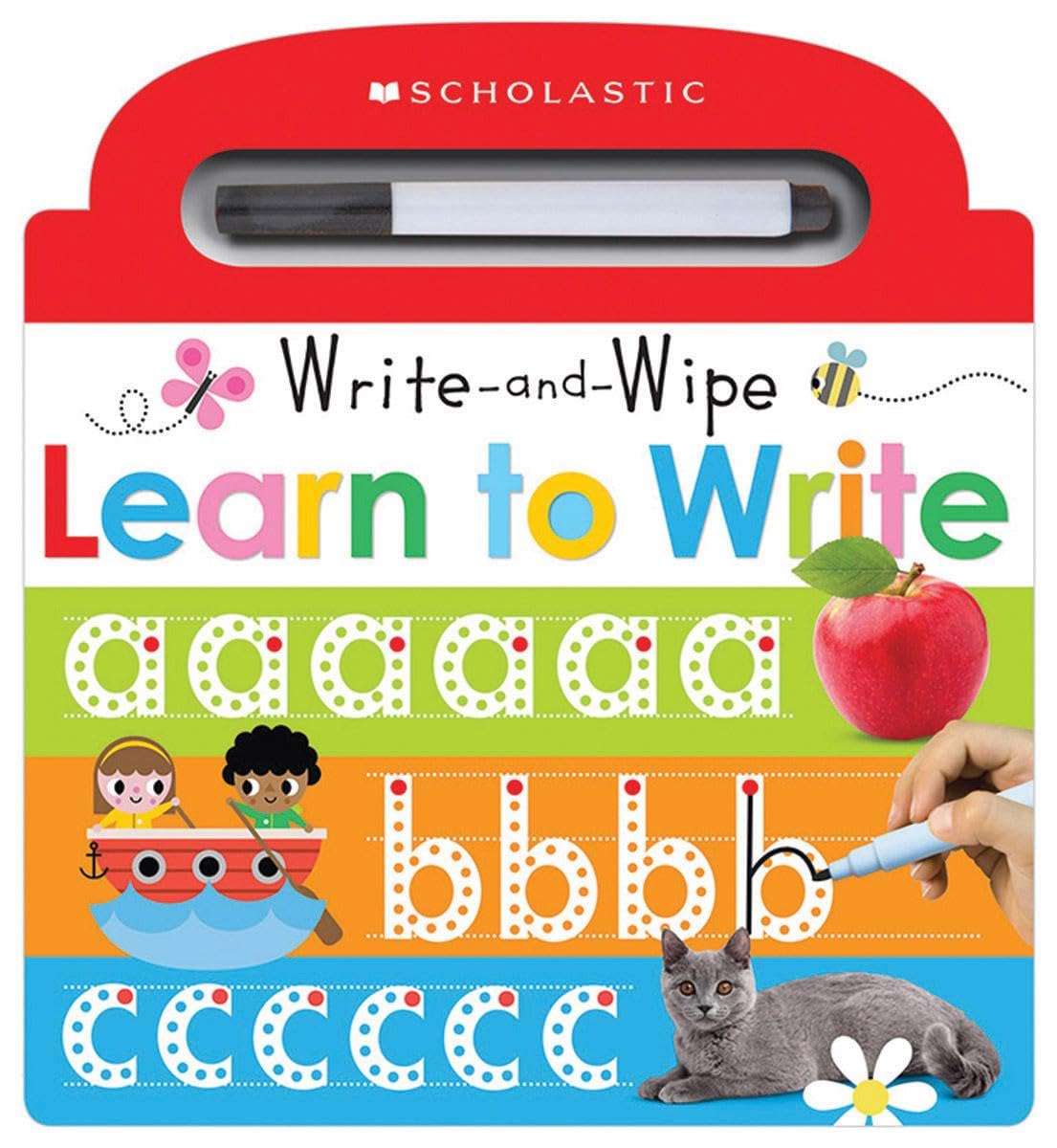 Learn to Write: Scholastic Early Learners (Write and Wipe) Non-fiction books for kids