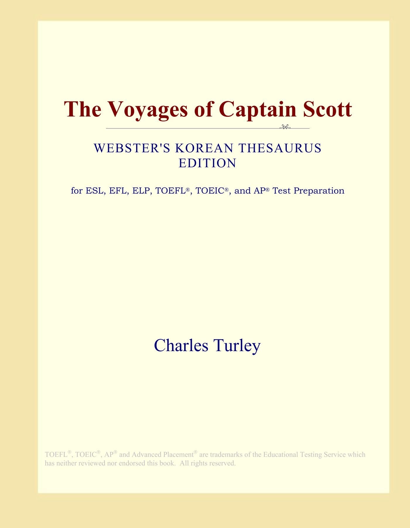 The Voyages of Captain Scott (Webster's Korean Thesaurus Edition) Study Guides